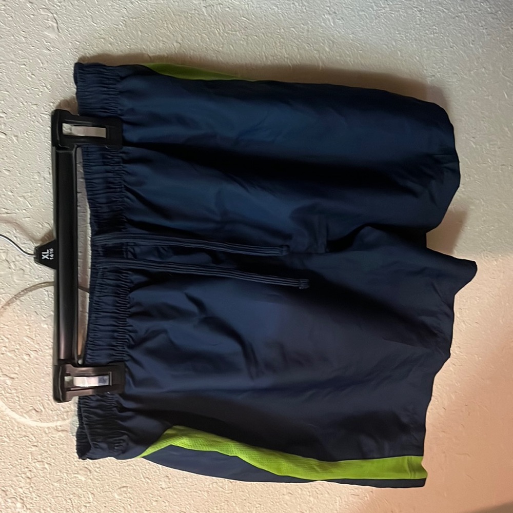 Blue basketball shorts